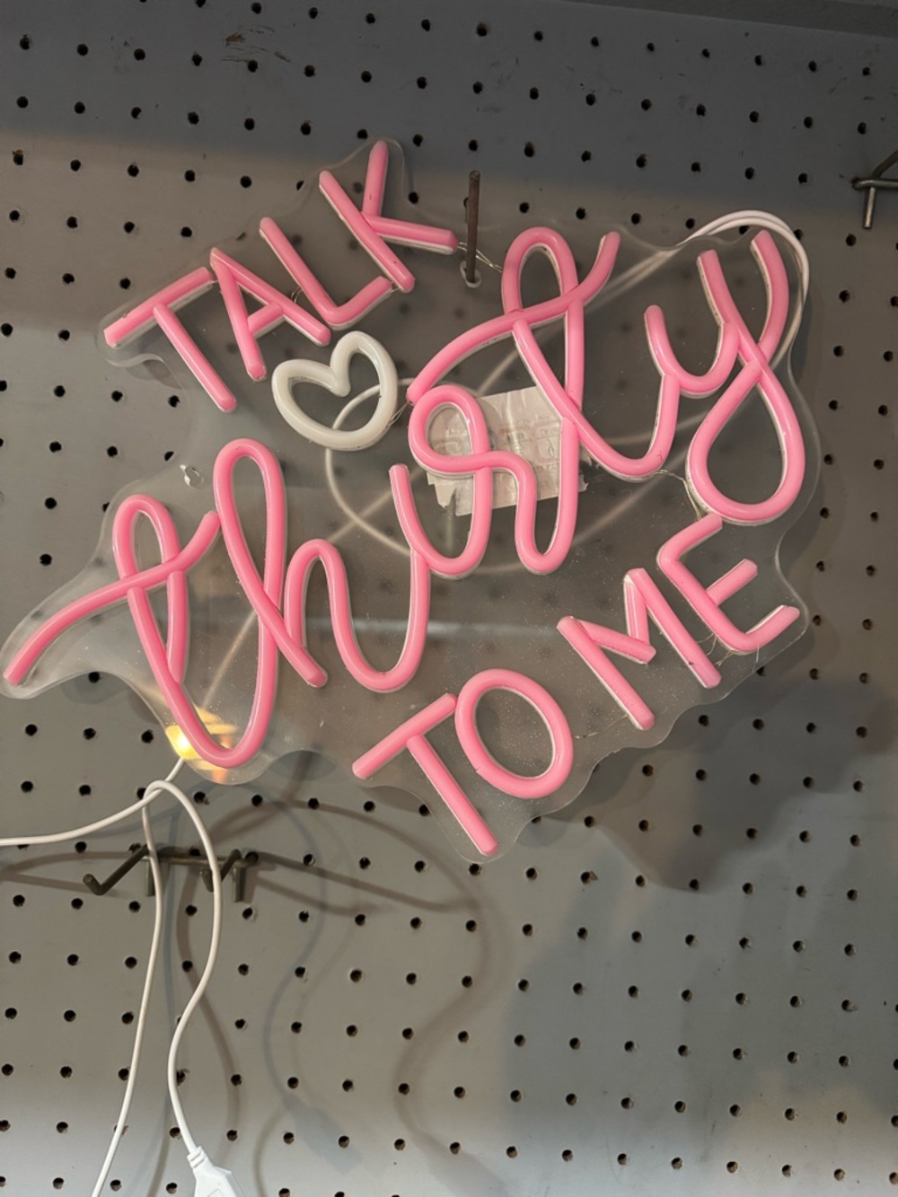 Pink "Talk Thirty To Me" Neon Wall Sign - Home Wall Decor
